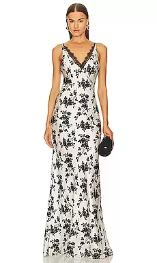 Veronica Beard Hamina Dress in lvory & Black