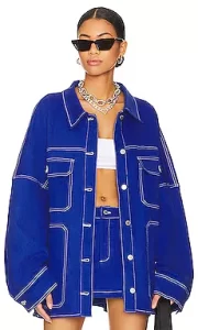 BY.DYLN Cooper Jacket in Cobalt
